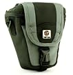 Tuff-Luv 'ZipNGo' holster / telescopic style / Top-loader case for digital SLR camera in size: 2 / colour: Grey Compatible with (Panasonic Lumix FZ50 / L1 / FZ18 / L10KEB-K / FZ8 / DMC-GH1 / FZ38 / GF1)
