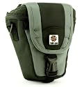 Tuff-Luv 'ZipNGo' holster / telescopic style / Top-loader case for digital SLR camera in size: 2 / colour: Grey / Compatible with (Canon EOS 300D / 350D / 400D / 40D / 30D / 5D / 1000D / 450D / SX1 / 500D / 50D / SX1 / SX10 / SX110 / SX120 / 7D / 1D)