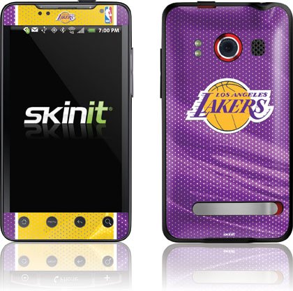 Skinit Los Angeles Lakers Home Jersey Vinyl Skin for HTC EVO 4G