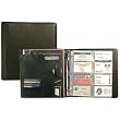 Bond Street 552108BLK Black Leather Business Card Case