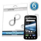 Infinite Products Quasar Screen Protectors for Motorola Atrix (6 Pack) DIAM ....