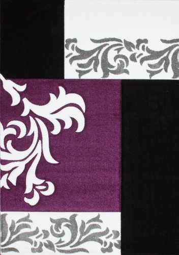 Lalee 347166176 Teppich Lambada 462, 160 x 230 cm, schwarz-violett Preisvergleich