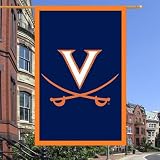 Virginia Cavaliers Navy Blue Applique Flag
