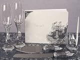 Baby Keepsake: Platinum Castle collection wedding accessories set (Set of 6)