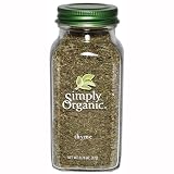 Simply Organic Thyme Leaf Whole Certified Organic, .78 Ounce Containers  (Pack of 3)