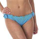 Mossimo® Black: Laser Cut Mock-Tie Swim Bottoms - Blue/ Green