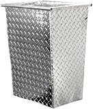 Diamond Plate Trash Can