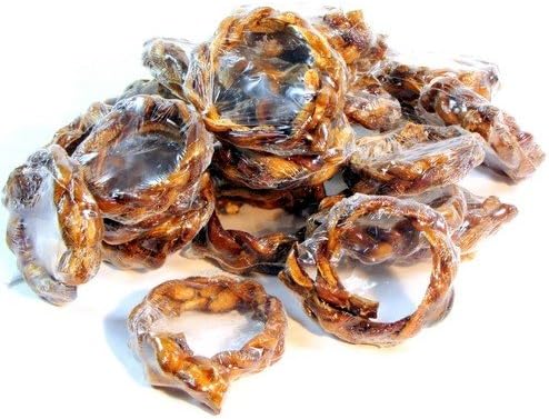 ValueBull 25 All Natural 4.5-5.5 inch Regular Braided Bully Rings