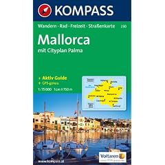 Kompass Karten, Mallorca: Wander-, Bike-, Freizeit- und Stra�enkarte. Mit Cityplan Palma de Mallorca