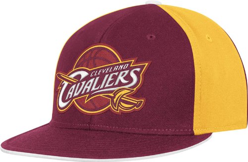NBA Cleveland Cavaliers Flat Brim Flex Fit Wool Hat, Large/X-Large