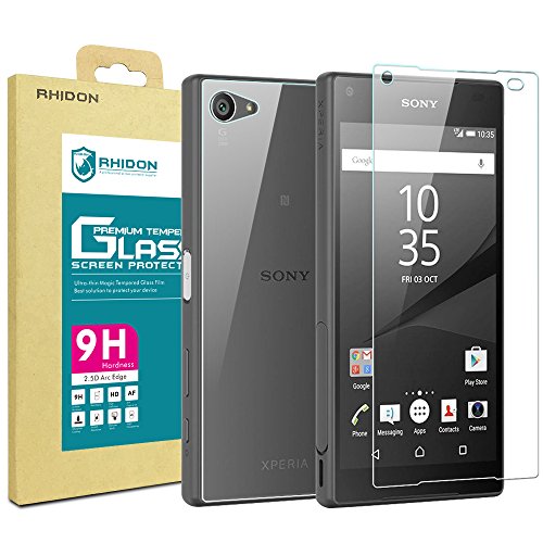 (front + back) rhidon sony xperia z5 compact tempered g…
