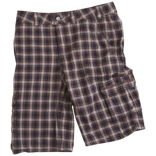 PLUSMINUS Herren Cargobermuda MONSTER CHECK, B-CHECK dark elephant, S, 53363-101 Preisvergleich