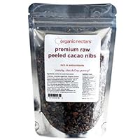 Organic Nectars Premium Raw Crillo Cacao Nibs, 8-Ounce Pouches (Pack of 2)