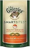 GREENIES SmartBites Healthy Skin and Fur Treats for Cats, Chicken, 2.1 Ounce