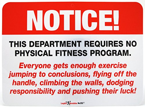 Laughter Revolution Sign Physical Fitness Program (5 Pieces)