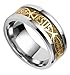 Tanyoyo 8mm Mens womens Titanium Stainless Steel JESUS Rings Wedding Bands Promise Size 6-13 (6)