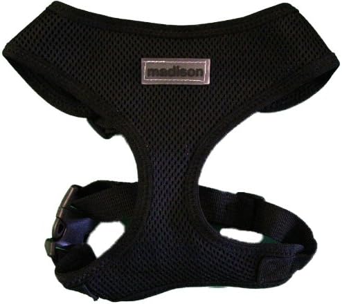 Double Adjustable Dog Harness-Black