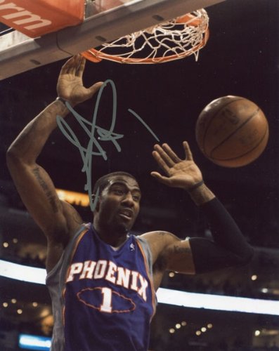 Amare Stoudemire Autographed/Hand Signed Phoenix Suns Basketball 8x10 Photo