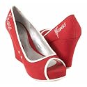 Guess Donte Red wedges