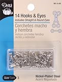 Dritz Hooks & Eyes Nickel Size 3