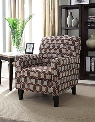 Legacy Commercial Club Chair in Cream Circles Fabric