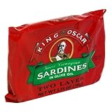 King Oscar Sardines, in Extra Virgin Olive Oil, 3.75 Oz, (Pack of 4)