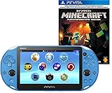 PlayStation Vita Wi-Fiモデル アクア・ブルー (PCH-2000ZA23) + Minecraft: PlayStation Vita Edition