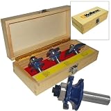 Holbren 3-pc.Jointmaker Router Bit Set (1/2-in.Shank) (fls)