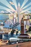 Art Poster, The Modern Deco Empire - 12x18