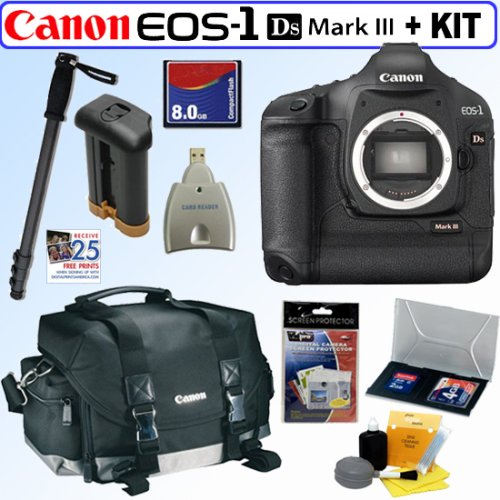 Canon EOS 1Ds Mark III 21.1MP Digital SLR Camera & 8GB Accessory Kit