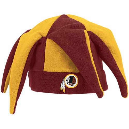 NFL Men's End Zone Jester Hat - K167Z (Washington Redskins, One Size Fits All)