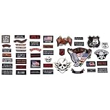 Diamond Plate 42Pc Embroidered Patch Set