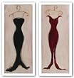 Evening Gown Set by Susan Osborne 8"x20" Art Print Poster