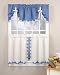 Country Yellow and White Gingham Tie-up Valance Curtain Tier Set