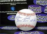 Signed Mario Soto Baseball - inscribed Three Time All Star - Autographed Baseballs