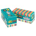 3M 65418SMBCP Super Sticky Cabinet Pack, 3" x 3", Asssorted Samba Colors, 90 Sheets Per Pad, 18 Pads