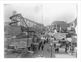 Historic Print (M): Looking down the Pike, Long Beach, Cal.