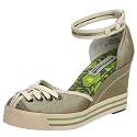 Keds Women's Nannette Lapore Wedge Lace Toe Sneaker,Green,10 M