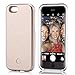 iPhone 6 Case, Elftear LED Light Up Selfie Phone Case Luminous Back Cover for Apple iPhone 6S iPhone 6 4.7 Inch (Gold)