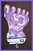 Purple Toe Foot Bathroom Rug Mat Anti Skid