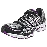 ASICS Women's Gel-Nimbus 12 Running Shoe,Lightning/Black/Plum,7.5 M US
