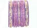 Beachcombers! Ethnic Glass Indian Bangles Belly Dance Bracelets Set Lavender