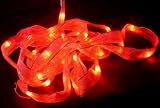 LED BATTERY Rope/Ribbon Light RED Fairy Lights-14 feet Long