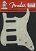 Fender Lone Star Pickguard, White Moto