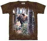 Woodland Sentry Moose T-Shirt, Available in Various Sizes