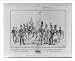 Historic Print (L): Deutsches burger militair von Philadelphia. The German volunteers...