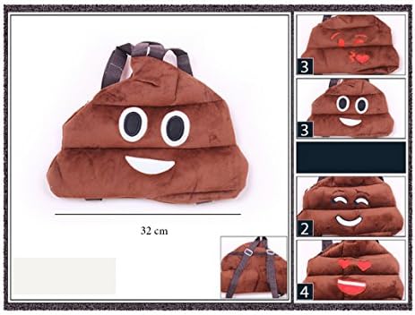 WHOLESALE DOZEN PACK BY SUPERSTAR / POOP EMOJI BACKPACK/12 PCS