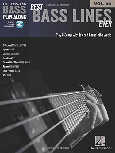 Best Bass Lines Ever: Bass Play-Along Volume 46 (Hal Leonard Bass Play-Along)