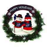 Buffalo Bills Team Snowman Wreath