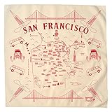 MAPTOTE バンダナ　San Francisco　natural